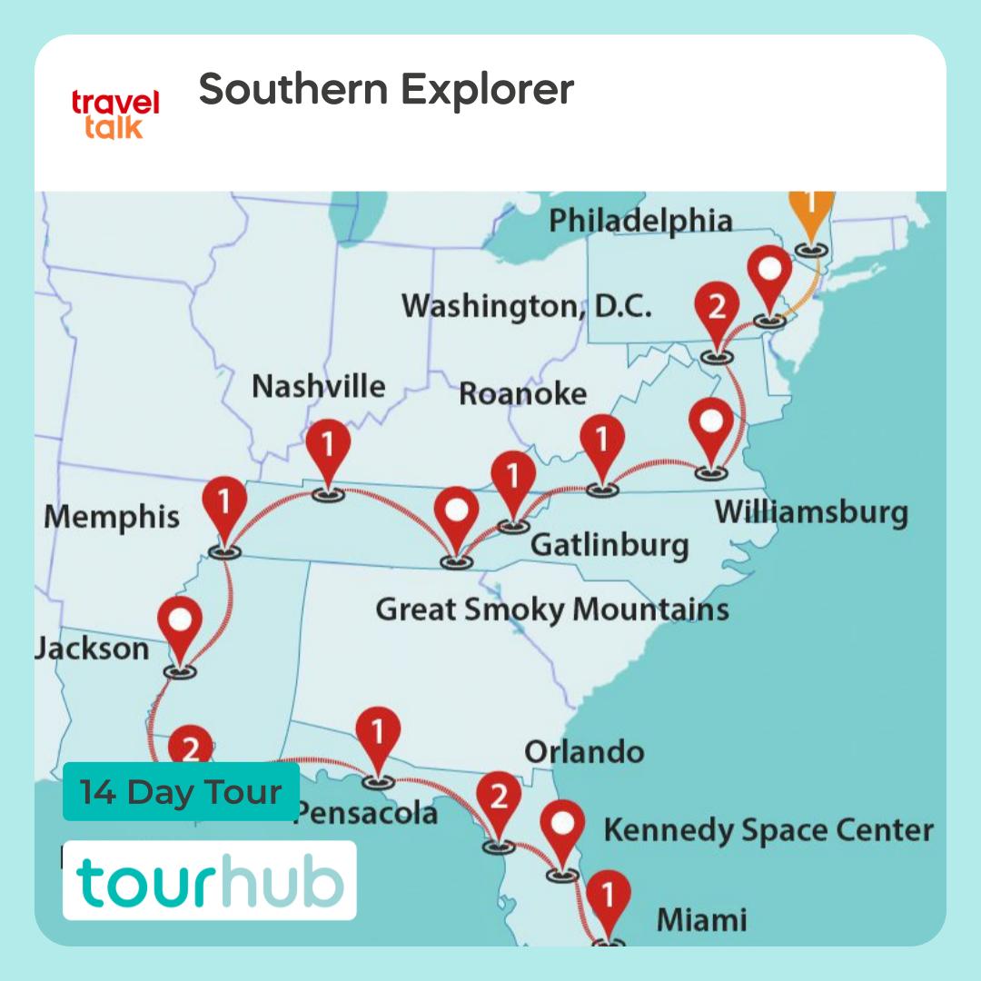 Tour | Southern Explorer | Travel Talk Tours | USE